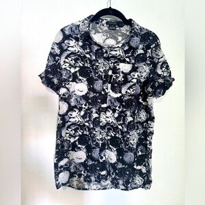 Empyre graphic button up shirt - punk